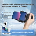 thumbnail image 5 of Estabilizador de Mano con Bluetooth para Teléfono, de Selfie, Luz de Relleno para Vlog, Accesorios de Fotografía, Color Negro, 5 of 5