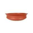 thumbnail image 3 of Kadai en Terre Cuite + Pot en Argile, Combo de 2 pour Cuisson, Préassaisonné - Rouge, 3+1 Litres, 3 of 5