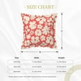 thumbnail image 4 of Bingfone Decorative Pillow Covers 18"X18" Beige Flowers Couch Pillow Cases Modern Farmhouse Covers For Couch Sofa Bed, 4 of 9