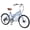 Blue + Steel + Garden & Outdoor, variant on 6 Speed, Steel Frame, Multiple Colors 24 Inch Bike,Commuter Bike for Adults
