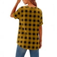 thumbnail image 7 of Roncen Women's Plaid Shirt Button Down Plaid Flannel Shirt Red and Black Shirt, 7 of 7