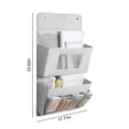 thumbnail image 3 of Slhenay Over the Door Organizer, Multipurpose Nursery Door Organizer Hanging with Large Capacity Pockets and Clear Windows, Behind the Door Storage Organizer for Cosmetics, Small Stuff, Baby Toys, 3 of 7