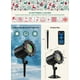 thumbnail image 2 of Proyector De Luces Navideas Para Exteriores, Lser, Plstico, Control Remoto, Mueco De Nieve Y Pap Noel, Para Decoracin De Pared De Jardn, Patio Nevado, Fiestas Al Aire Libre, Paquete, UKHBMC, 2 of 9