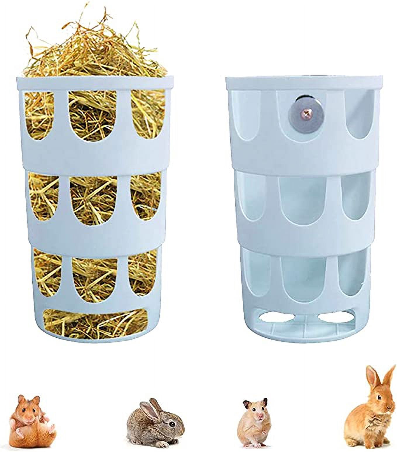 Râtelier à Foin Pour Lapin & Cochon D'Inde - Lot De 2 En Bois - Mangeoire Pour Petit Rongeur (Hamster, Chinchilla)