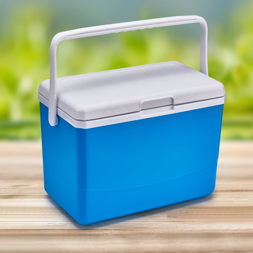 Insulated Cooler, Yucurem 3L Insulated Portable Cooler with Handle Ice Bucket Leak Proof Outdoor Hard Cooler for Beach, Picnic (Blue)