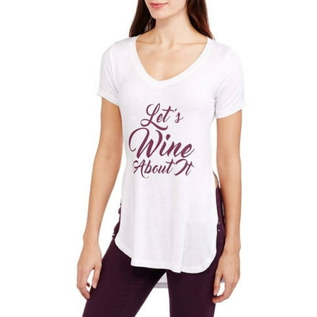 Women's Essential Short Sleeve "let's Wi