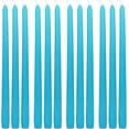 thumbnail image 2 of Zest Candle 12-Piece Taper Candles, 12-Inch, Turquoise, 2 of 6