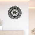 thumbnail image 3 of Reloj de pared musulmán creativo caligrafía islámica Relojes de pared acrílicos para sala de dormitorio cocina hogar Eid Ramadán Decoración Negro Macarena Reloj de pared, 3 of 8