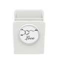 thumbnail image 1 of Love Couple Checal Structure Molecule Desk Pencil Holder Cup Pen Organizer, 1 of 4