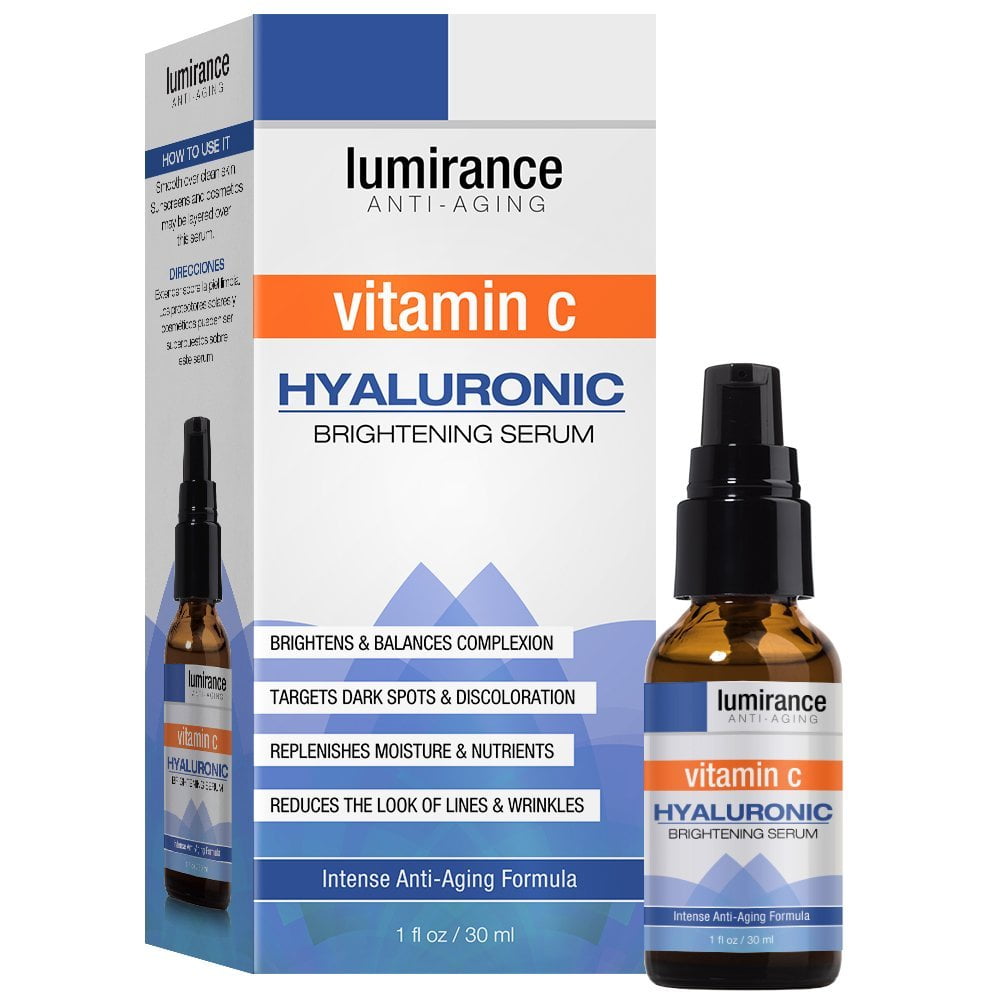 Lumirance Vitamin C & Hyaluronic Brightening Face Serum 1oz / 30ml