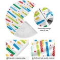 thumbnail image 5 of FMSHPON Colorful Birthday Candles Xmas Christmas Tree Skirt Stand Mat for Holiday Party Decoration Indoor Outdoor 48 inches, 5 of 6