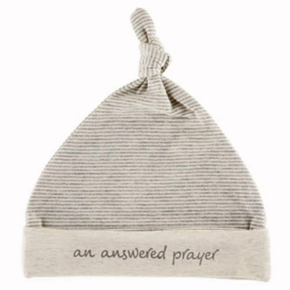 Stephan Baby “Answered Prayer” Newborn Beanie – Oatmeal Cotton Blend, 0-6 Months