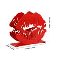 thumbnail image 2 of Soimiss Metal Napkin Holder Stand Red for Dining Table and Restaurant, 2 of 8