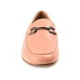 thumbnail image 6 of Journee Signature Womens Genuine Leather Giia Loafer Round Toe Slip On Flats, 6 of 8