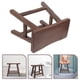 thumbnail image 2 of Taburete de madera maciza, taburete de madera para pies, banco de madera para niños, banco de madera pequeño, taburete de cocina, soporte para plantas de madera para baño, cocina, sala de estar, 2 of 6