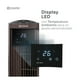 thumbnail image 4 of Ventilador de Torre Esquimal 95 cm, Silencioso, Oscilante 70°, Panel LED Táctil con Temperatura, 3 Velocidades, Temporizador 15h, Control Remoto, Color Café, 4 of 7