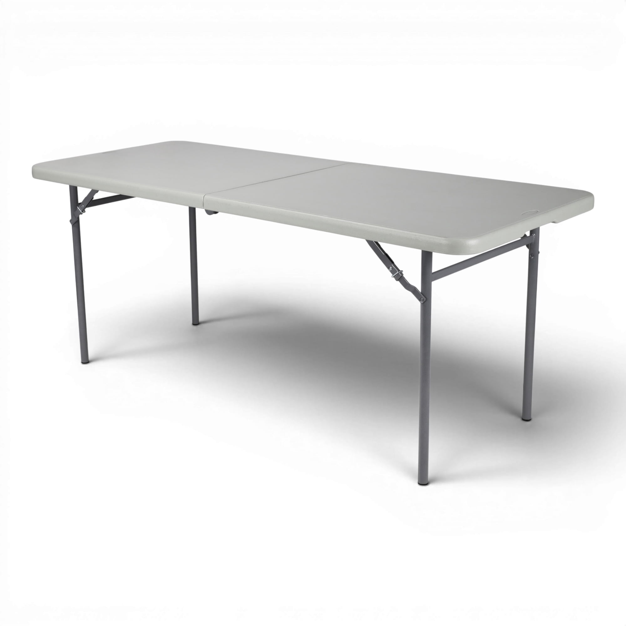 Hampden Furnishings Premium Seating Plastic Fold in Half Table 30”x 72” Indoor/Outdoor