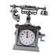 thumbnail image 5 of Reloj de escritorio de teléfono retro, modelo de adorno, material de Pp, escaparate de moda antigua, 6,3x2x7,4 pulgadas, para sala de estar con estilo Estilo B, 5 of 9