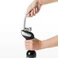 thumbnail image 4 of OXO Steel Vertical Lever Grip Corkscrew Smooth Gliding Wine Bottle Cork Opener, 4 of 8