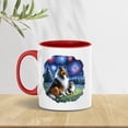 thumbnail image 2 of Happy New Year Shetland Sheepdog Family Cheer Winter Midnight Firework 11oz Accent Two-tone Mug Sheltie Dog Lover Gifts Coffee Tea Cup - 02025, 2 of 5
