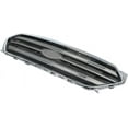 thumbnail image 6 of labwork Front Bumper Upper Grille Black and Chrome Replacement for Taurus 2013 2014 2015 2016 2017 2018 2019, 6 of 6