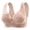 Grey, variant on Women's Plus Size Thin Bra Without Underwire Push Up Comfortable Breathable Tank Top Bra Medium Support Sports Bra Keyhole Sports Bra Wireless Support Bras for Women
