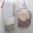 thumbnail image 7 of Mesh Collapsible Small Wall Laundry Baskets,Hanging Laundry Hamper,for Hotel, University Dormitory  (2, CLASSIC), 7 of 7
