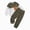 R222-AG, variant on NOLDARES Infant Toddler Baby Boy Clothes Set 2pcs Long Sleeve Graphic Sweatshirt Tops and Stretchy Pants Fall Winter Outfits Clothing(Brown,3-4 Y)