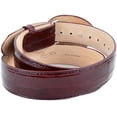 thumbnail image 3 of Original Burgundy Eel Skin Western Style Belt, 3 of 3
