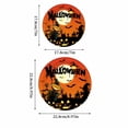 thumbnail image 3 of Disposable Plates Halloween Themed Jack O Lantern Design 10 Pack Disposable Paper Plates for Halloween Party Table Decorations Dinnerware Supplies, 3 of 7