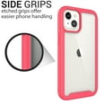 thumbnail image 4 of CoverON For Apple iPhone 13 Phone Case, Military Grade Full Body Rugged Slim Fit Clear Cover, Pink, 4 of 9