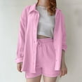 thumbnail image 2 of TAIAOJING Girls Outfits Sets Casual Summer Fall Outfits Sets Shirt Shorts Outfits Sets For Kids Toddler Girls Comfortable Solid Color Loose Fit Daily Wear School Playground Cozy 11-12Y, 2 of 9