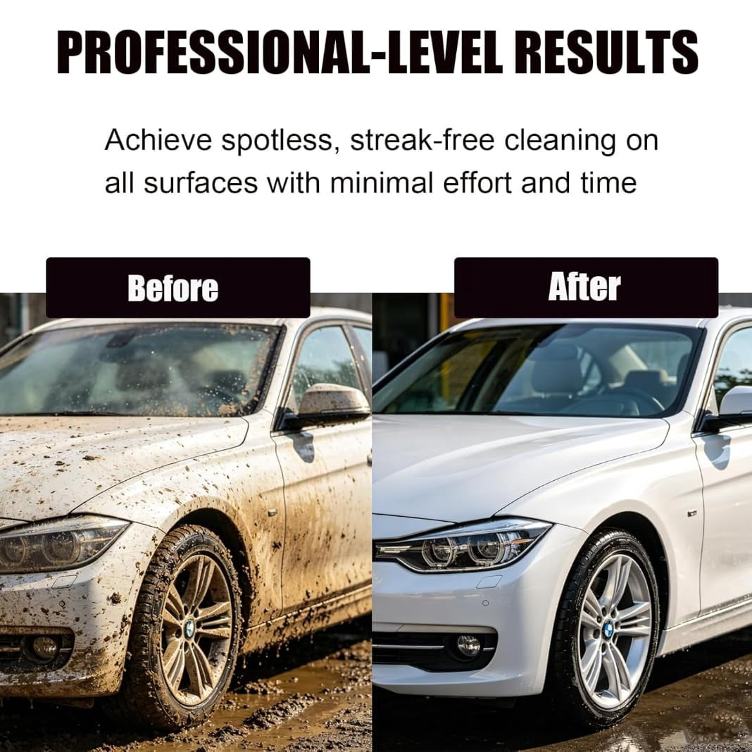 HoseHawk Pressure Washer, Hose Hawk Pro - Professional Water Pressure in a Compact Design, Multi Function High Pressure Hose Nozzle for Driveway Patio Deck Fence Car Siding