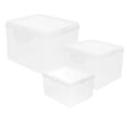 thumbnail image 5 of RENACLIPY 3-Pack Rectangular Paper Storage Boxes with Multiple Compartments for Office, Home, and Desk Organization, 5 of 7