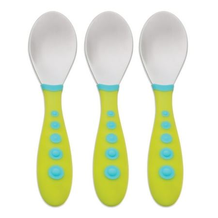 Gerber Kiddy Cutlery Toddler Spoons 18+m - 3 CT