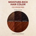 thumbnail image 4 of Creme of Nature® Moisture-Rich Hair Color* Spiced Red C32, Ammonia Free Red Hair Dye Kit, 1 Pack, 4 of 5