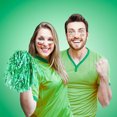thumbnail image 1 of unbranded 12Ud Pom Poms Para Deportes Resistentes Y Reutilizables Con Colores Para Animar, 1 of 6