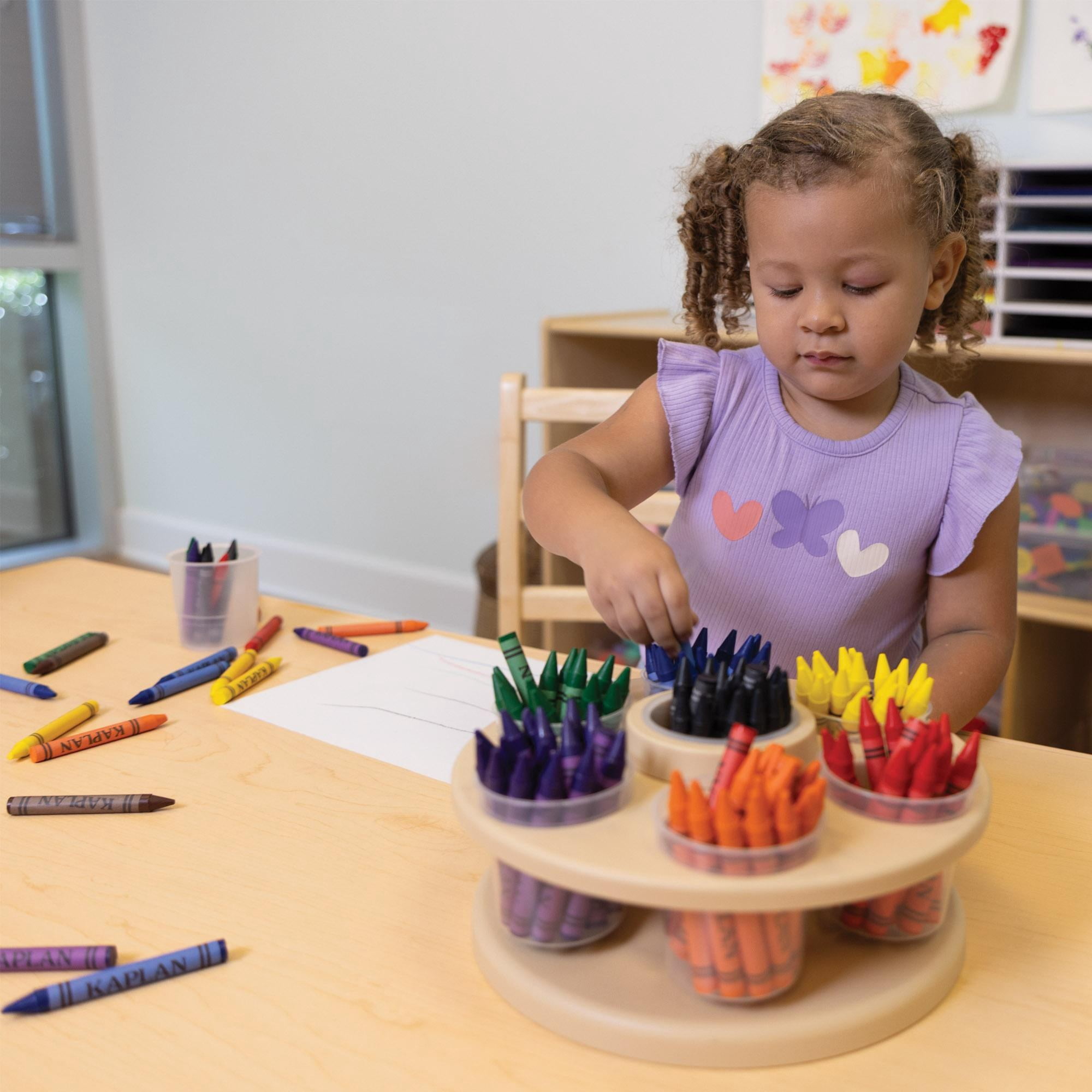 Kaplan Early Learning Company Jumbo Size Crayons Class Pack - 200 Total, 8 Colors
