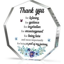 Thank You Gifts, Meaningful Decor Sign Gifts Inspirational Office Gift for Coworker Leaving Job Gifts Goodbye Farewell Appreciation Gift Acrylic Decorative Signs Plaques