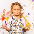 thumbnail image 3 of Cute Halloween Icons Repeat Pattern Kids Aprons for Girls and Boys,Adjustable Neck Strap Toddler Aprons for Kids Cooking Baking,23.6"x19", 3 of 7