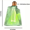 thumbnail image 4 of Next Glow Decorative Light bulb Eq 20W, ICE Style Decorative Light Bulbs Shaped E26 55 Lumen - Green, 4 of 6