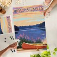 thumbnail image 2 of Lantern Press 1000 Piece Jigsaw Puzzle, Wisconsin Dells, Wisconsin, Canoe and Lake, 2 of 5