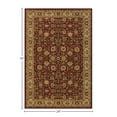 thumbnail image 2 of Rugs America Vista 1332-CHR Tabriz Cherry Oriental Traditional Red Area Rug, 2'x2'11", 2 of 4