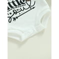 thumbnail image 7 of Infant Baby Girls Boys Romper, Long Sleeve Crew Neck Letters Print Fall Bodysuit, 7 of 7