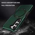 thumbnail image 6 of Allytech for Samsung Galaxy S23 Plus/S23+ Case, Support Magsafe Wireless Charging Military Grade Hard PC Shockproof Anti-Scratch TPU Case for Samsung S23 Plus 5G, Darkgreen, 6 of 9