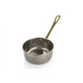 thumbnail image 2 of Gibson Stainless Steel Hammered 3.90" Sauce Pan with Brass Handle, 2 of 6