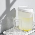 thumbnail image 5 of ACDANC 2 Quart (2 Liter) Pitcher with Lid - Water Jug for Fridge Door - Leakproof 64Oz Plastic Pitcher with Lid - Drink Container for Juice,Iced Tea,Coffee,Bpa-Free Plastic,White, 5 of 6
