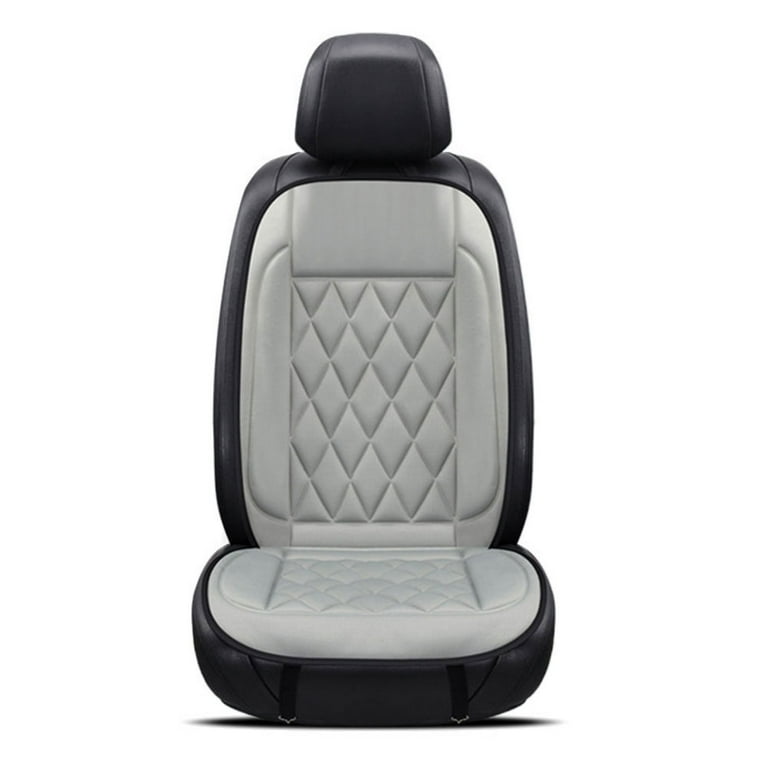 Oxgord Heated Car Seat Cushion with Lumbar Support Heating Pad (12 volts) 