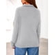 thumbnail image 4 of Suéter PRETTYGARDEN 2025 Mujer Cuello Cuarto Cremallera Gris M, 4 of 8