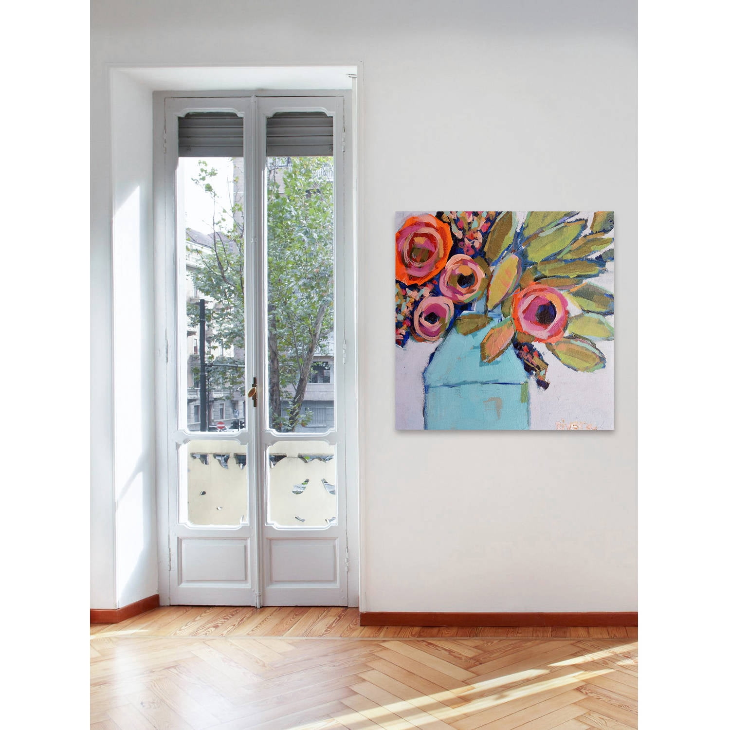 Marmont Hill "Wild Bouquet" by Michelle Rivera Painting Print on Wrapped Canvas